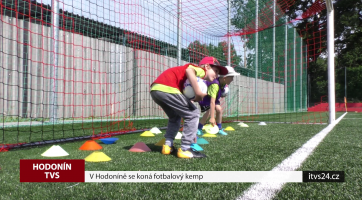 V Hodoníně se koná fotbalový kemp