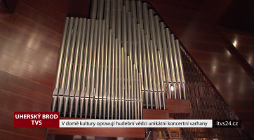 V domě kultury opravují hudební vědci unikátní koncertní varhany