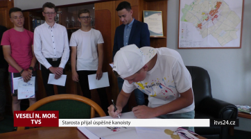 Starosta přijal úspěšné kanoisty