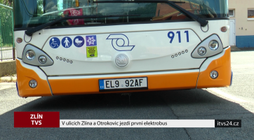 V ulicích Zlína a Otrokovic jezdí první elektrobus