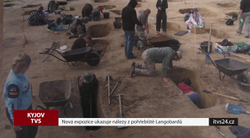 Nová expozice ukazuje nálezy z pohřebiště Langobardů