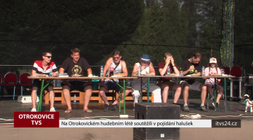 Na Otrokovickém hudebním létě soutěžili v pojídání halušek