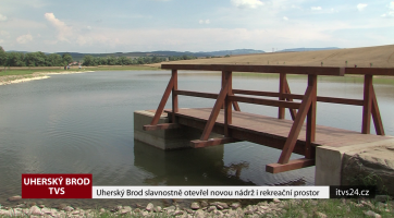 V Uherském Brodě slavnostně otevřeli novou nádrž i rekreační prostor