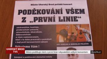 Město poděkuje všem z první linie i obyvatelům velkým koncertem