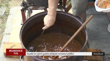 Soutěž ve vaření guláše přilákala množství jedlíků