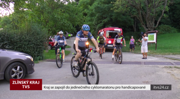 Kraj se zapojil do jedinečného cyklomaratonu pro handicapované