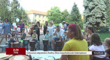 Cirkusové odpoledne Živého Zlína rozpohybovalo kolemjdoucí