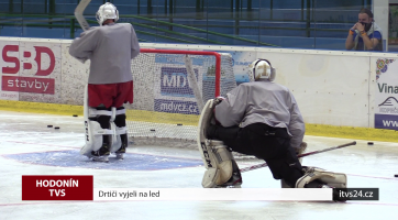 Drtiči vyjeli na led