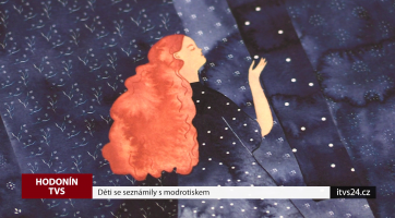 Děti se seznámily s modrotiskem