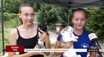 Mladí chovatelé vystavovali na oblastní výstavě
