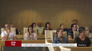 V sídle kraje se uskutečnil seminář o novele insolvenčního zákona