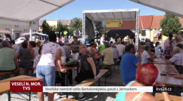 Veselské náměstí ožilo Bartolomějskou poutí s Jarmarkem