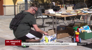 Nezisková kavárna ukončila svůj provoz Letním bazárkem