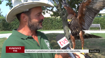 Rozloučení s prázdninami nabídlo ukázku zvířat i lukostřelbu