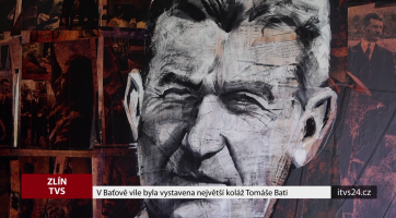 V Baťově vile byla vystavena největší koláž Tomáše Bati