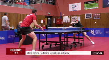 Stolní tenisté Hodonína se vrátili do extraligy