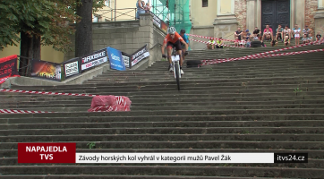 Závody horských kol vyhrál v kategorii mužů Pavel Žák