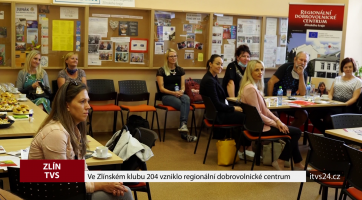 Ve Zlínském klubu 204 vzniklo regionální dobrovolnické centrum