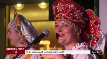 Ruský večer nabídl hudbu i tradiční boršč
