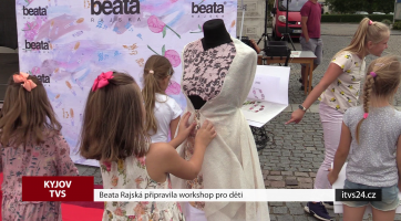 Beata Rajská připravila workshop pro děti