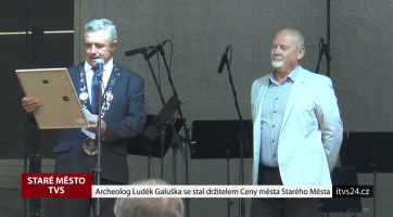 Archeolog Luděk Galuška se stal dalším držitelem Ceny města Starého Města