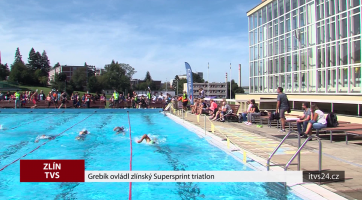 Grebík ovládl zlínský Supersprint triatlon