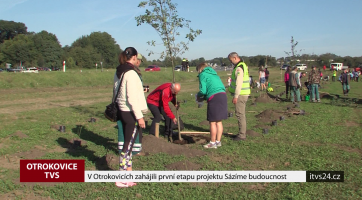 V Otrokovicích zahájili první etapu projektu Sázíme budoucnost