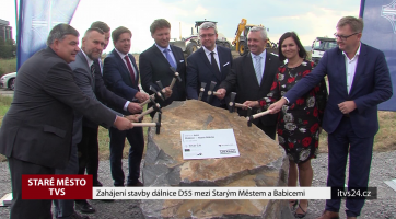 Zahájení stavby dálnice D55 mezi Starým Městem a Babicemi