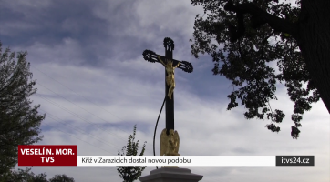 Kříž v Zarazicích dostal novou podobu