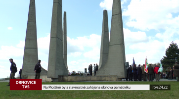 Na Ploštině byla slavnostně zahájena obnova památníku