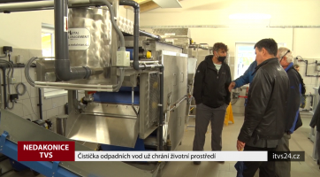 Čistička odpadních vod už chrání životní prostředí