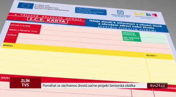 Pomáhat se záchranou životů starších začne projekt Seniorská obálka