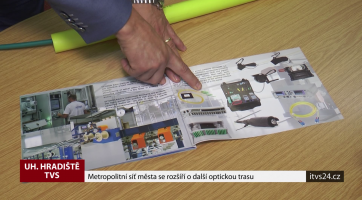 Metropolitní síť města se rozšíří o další optickou trasu