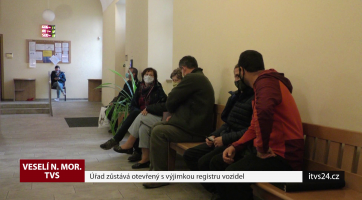 Úřad zůstává otevřený s výjimkou registru vozidel