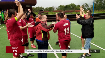 Veselané porazili v Brně národní házenkáře Drakenu