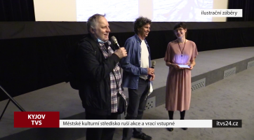 Městské kulturní středisko ruší akce a vrací vstupné