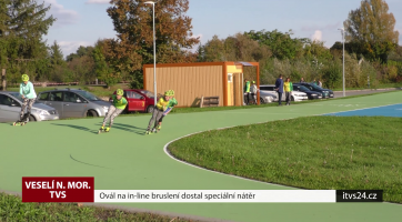 Ovál na in-line bruslení dostal speciální nátěr