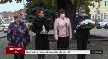 Představitelé města uctili památku obětem války