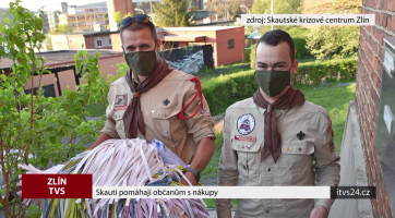 Skauti pomáhají občanům s nákupy
