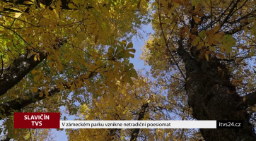 V zámeckém parku vznikne netradiční poesiomat