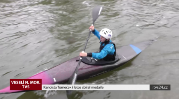 Kanoista Tomeček i letos sbíral medaile