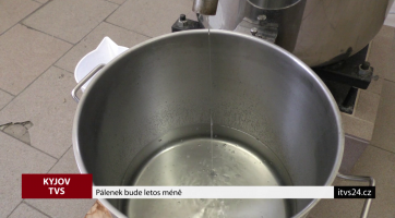 Pálenek bude letos méně