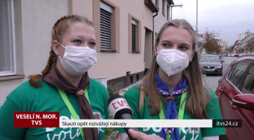 Skauti opět rozvážejí nákupy