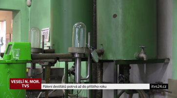 Pálení destilátů potrvá až do příštího roku
