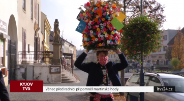 Věnec před radnicí připomněl martinské hody