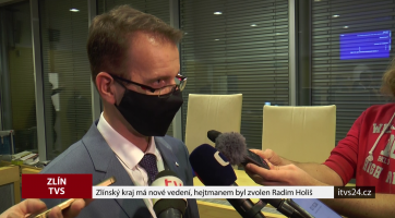 Zlínský kraj má nové vedení, hejtmanem byl zvolen Radim Holiš