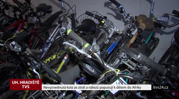 Nevyzvednutá kola ze ztrát a nálezů poputují k dětem do Afriky