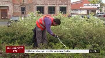 S úklidem města opět pomůže společnost Naděje