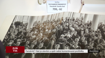 Památník T. Bati je otevřen a opět nabízí komentované prohlídky