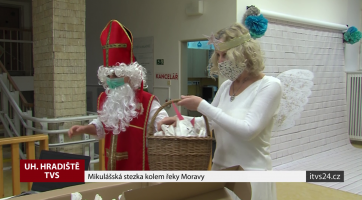 Mikulášská stezka kolem řeky Moravy